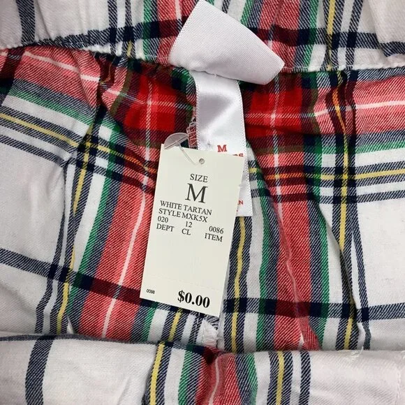 Wondershop Holiday/Christmas/Winter 3-Piece Plaid Pajama Set Women's Size Medium - Picture 11 of 11